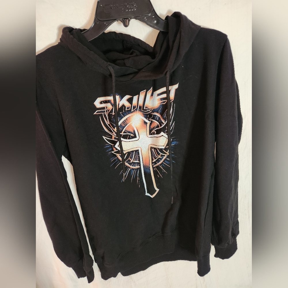 Black Skillet Graphic Hoodie